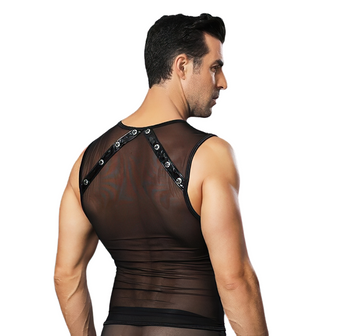 Men's Erotic Transparent Costume / Male Sexy Maid Role Play Bodysuit - EVE's SECRETS